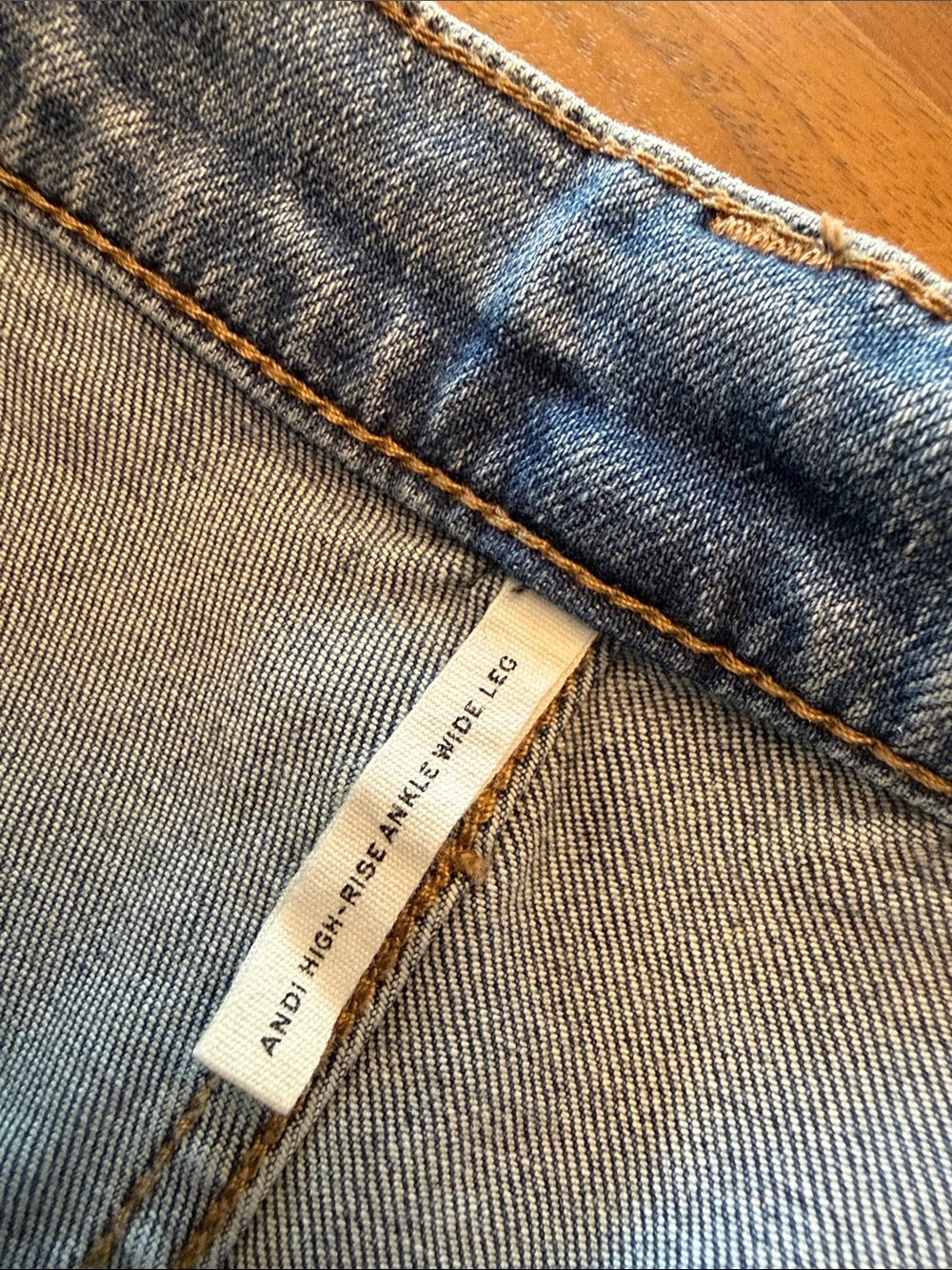 rag & bone Light Blue Wide Leg Jeans - Picture 6 of 10
